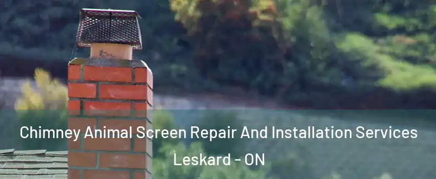  Chimney Animal Screen Repair And Installation Services Leskard - ON