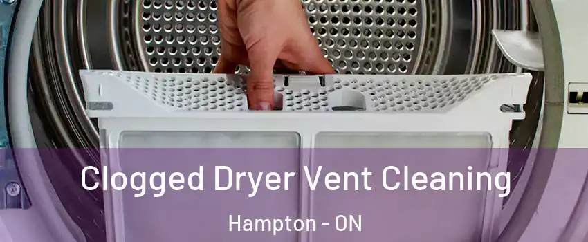  Clogged Dryer Vent Cleaning Hampton - ON