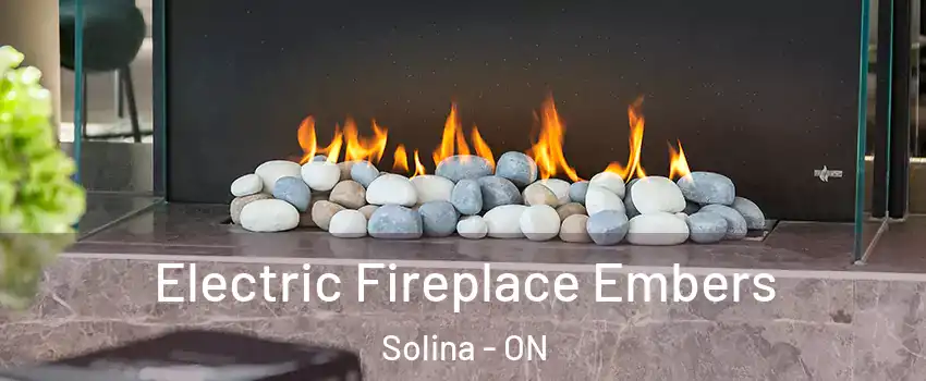  Electric Fireplace Embers Solina - ON