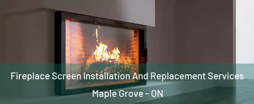 Fireplace Screen Installation And Replacement Services Maple Grove - ON