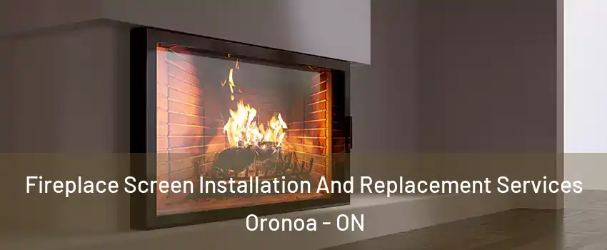 Fireplace Screen Installation And Replacement Services Oronoa - ON