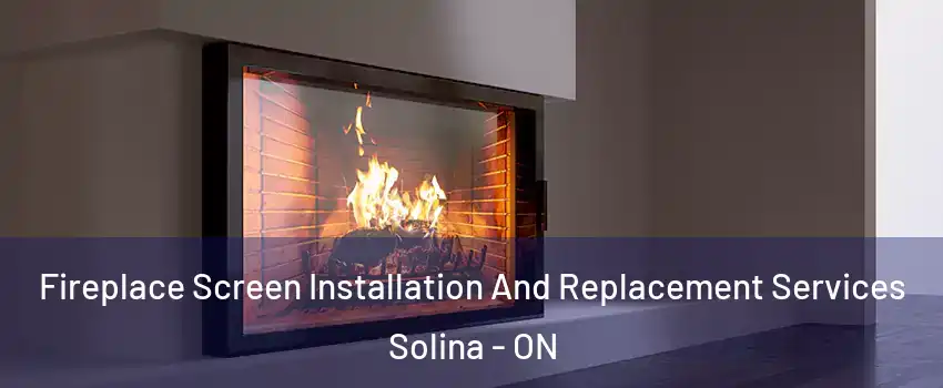 Fireplace Screen Installation And Replacement Services Solina - ON