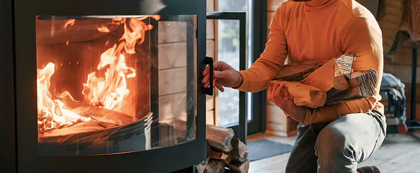Residential Fireplace Ceramic Glass Installation in Newtonville, ON