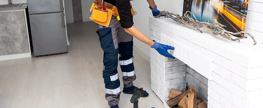 Outdoor Fireplace Restoration in Newcastle, Ontario