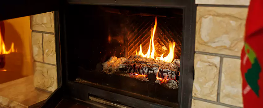 Commercial Prefabricated Fireplace Replacement in Newtonville, Ontario