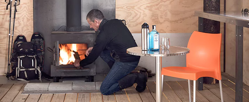 Open Hearth Wood Fireplace Installation in Newcastle, ON