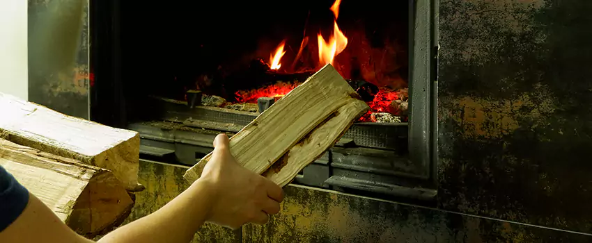 Wood Stove Heat Resistant Wall Repair in Newtonville, Ontario