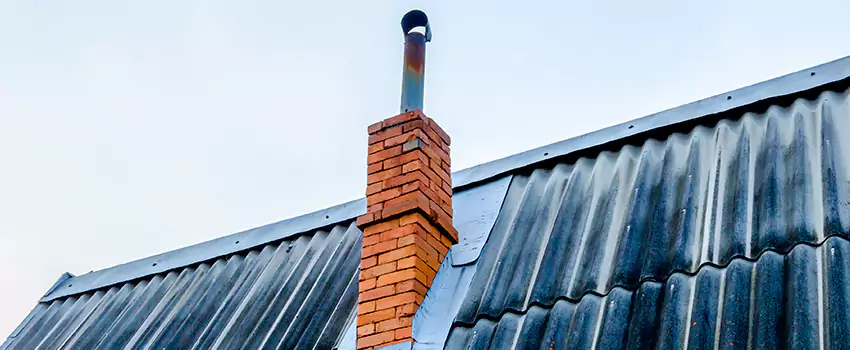 Aluminium Chimney Flashing Repair in Newcastle, ON