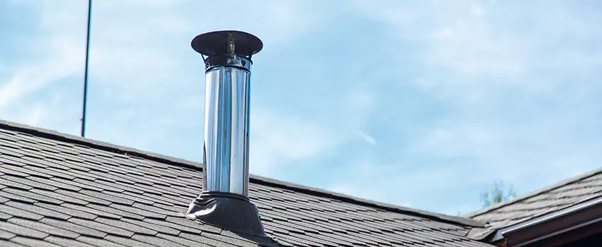 Outdoor Metal Chimney Installation in Newtonville, Ontario