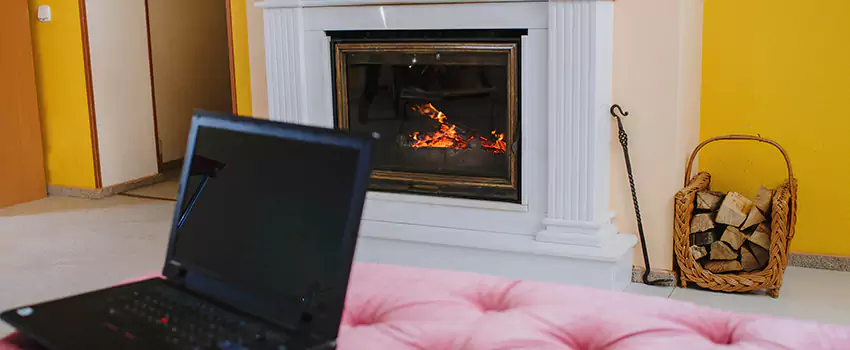 Valor Outdoor Gas Fireplace in Newtonville, Ontario