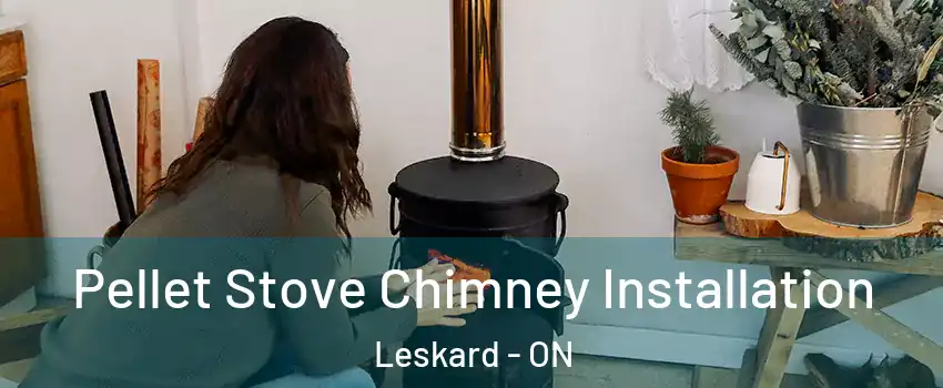  Pellet Stove Chimney Installation Leskard - ON